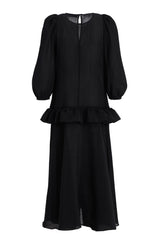 Dana Black Silk Blend Dress