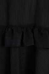 Dana Black Silk Blend Dress