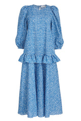 Dana Blue Cotton Dress