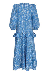 Dana Blue Cotton Dress