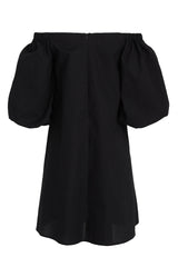 Indigo Black Cotton Dress