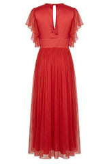 #LilliJahiloPreLoved Red Maxi Dress - Size 38