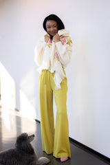 Embroidered Woolen Throw