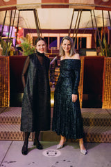 Alaia Glitter Off-Shoulder Top