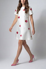 #LilliJahiloPreLoved Alexi A-line dress with Appliqué - Size 36