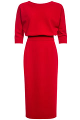 Adele Dress Red Made to Measure