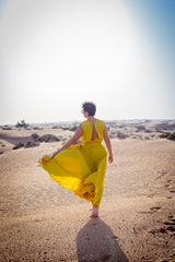 #LilliJahiloPreLoved Iris Pleated Maxi Dress - Size 40