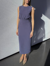 Harper Midi Dress Purple