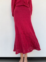 Florence Skirt Raspberry Red
