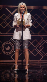 Devon Glitter Biker Shorts