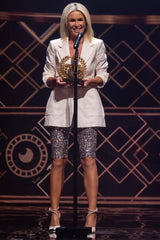 Devon Glitter Biker Shorts