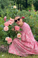 Pia Cotton Blend Dress