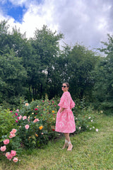 Pia Cotton Blend Dress