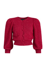 Ada Cardigan Raspberry Red