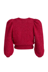 Ada Cardigan Raspberry Red
