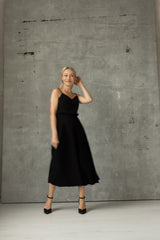 Luna Black Dress Made to Measure