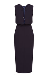 Harper Dress Navy Made to Measure
