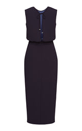 Harper Dress Navy Made to Measure