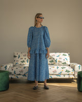 Dana Blue Cotton Dress