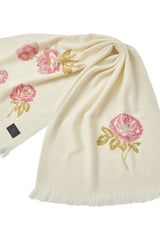 Embroidered Woolen Throw