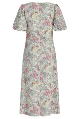 Rose Floral Midi Dress