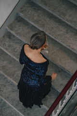 Alaia Glitter Off-Shoulder Top