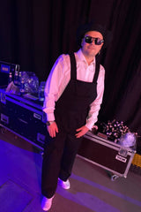 Men's Ezra Black Overalls