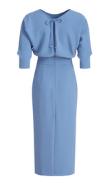 Adele Dress Blue Made to Measure