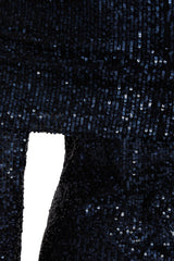 Alaia Glitter Off-Shoulder Top