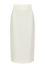 Karen Vanilla Pencil Skirt