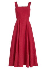 Meli Linen Dress Red