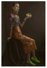 Ariel Floral Mesh Top