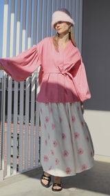 Carrie Linen Blend Skirt