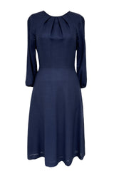 #LilliJahiloPreLoved Blue Wool Dress - Size 34/36