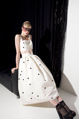 Carrie Dotted Midi Skirt