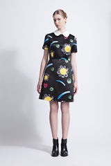 Matilde A-Line Satin Mini Dress