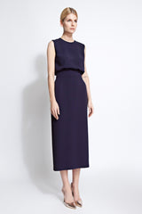 Harper Midi Dress Navy