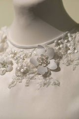 Iris Dress with Lace Appliqué