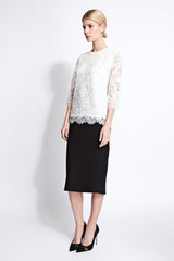 Karen Black Pencil Skirt