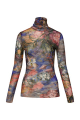 Ariel Floral Mesh Top