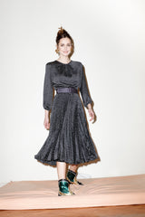 Paloma Pleated Midi Dress