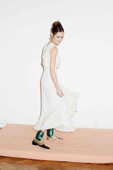 Iris Pleated Midi Dress