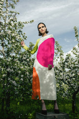 Dot Wool Jersey Dress