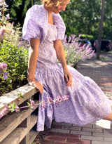 #LilliJahiloPreLoved Juulika Cotton Dress with Puff Sleeves - Size 38