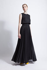 Iris Pleated Maxi Dress