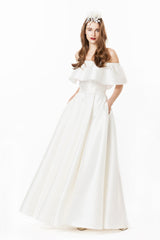 Jasmine Off-Shoulder Gown