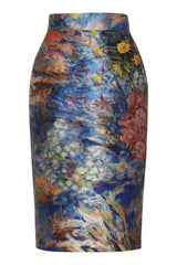 Karen Floral Pencil Skirt