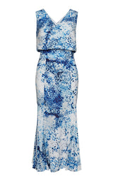 Keira Porcelain Print Dress