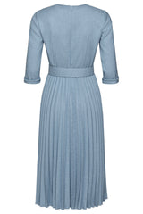 Ronja Pleated Midi Dress