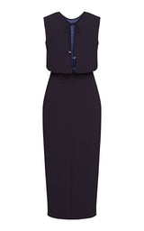 Harper Midi Dress Navy